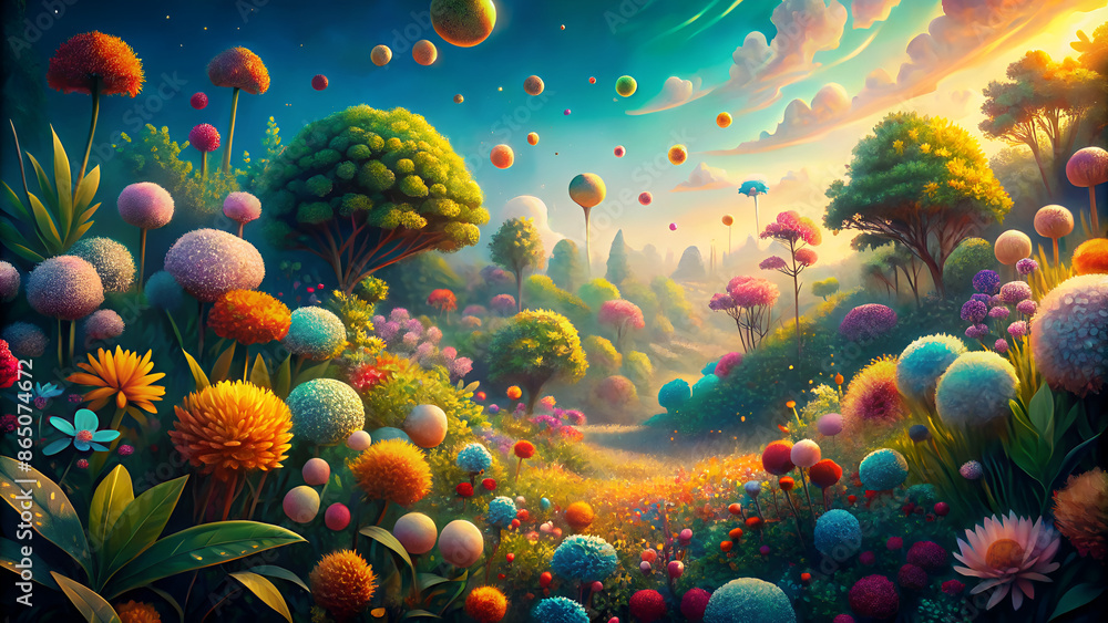 Summer nature background abstract concept. Generative ai. Summer nature background abstract concept. Generative ai.