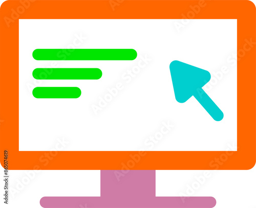 Screen Vector Icon
