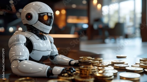 Wallpaper Mural Illustrative: Colorful, detailed drawings highlighting AI's integration into financial processes and services.
 Torontodigital.ca