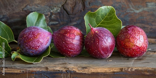 Sour Fig of Elands - Tangy edible fruit native to South Africa, commonly utilized in jams and jellies. photo