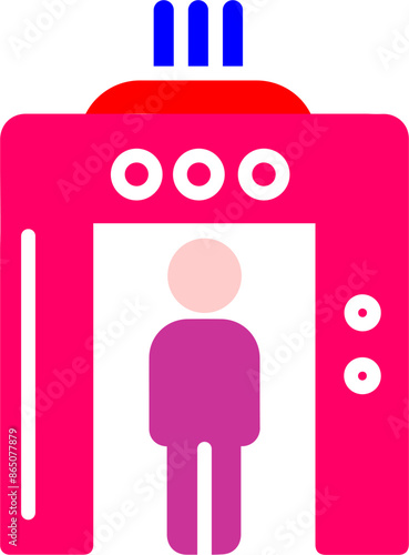 Airport Security Vector Icon