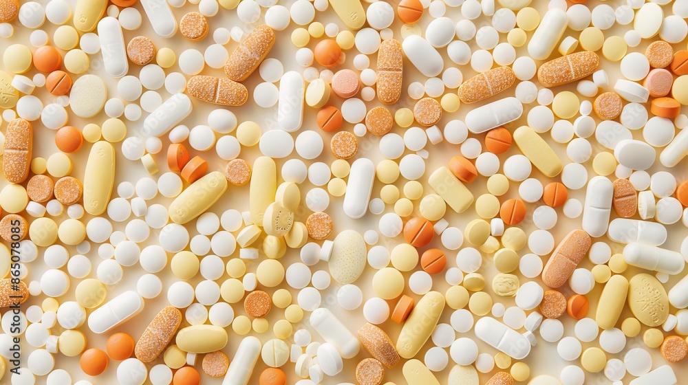 A high-resolution close-up image of pill on a clean white background. A high-resolution close-up image of pill on a clean white background.