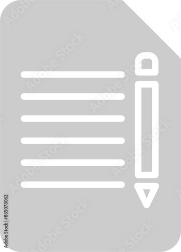 Edit Document Vector Icon