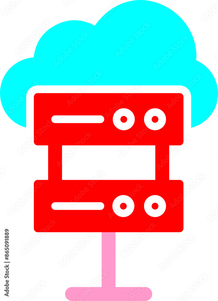 Hosting Vector Icon Hosting Vector Icon