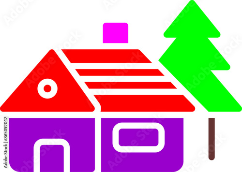 Cabin Vector Icon