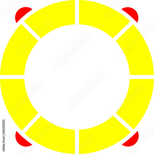 Life Saving Tube Vector Icon