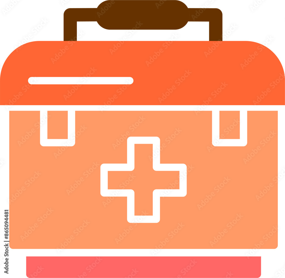 Obraz premium First Aid Bag Vector Icon