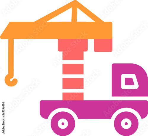 Lifter Crane Vector Icon