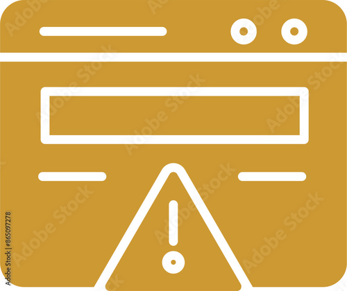 Web Error Vector Icon