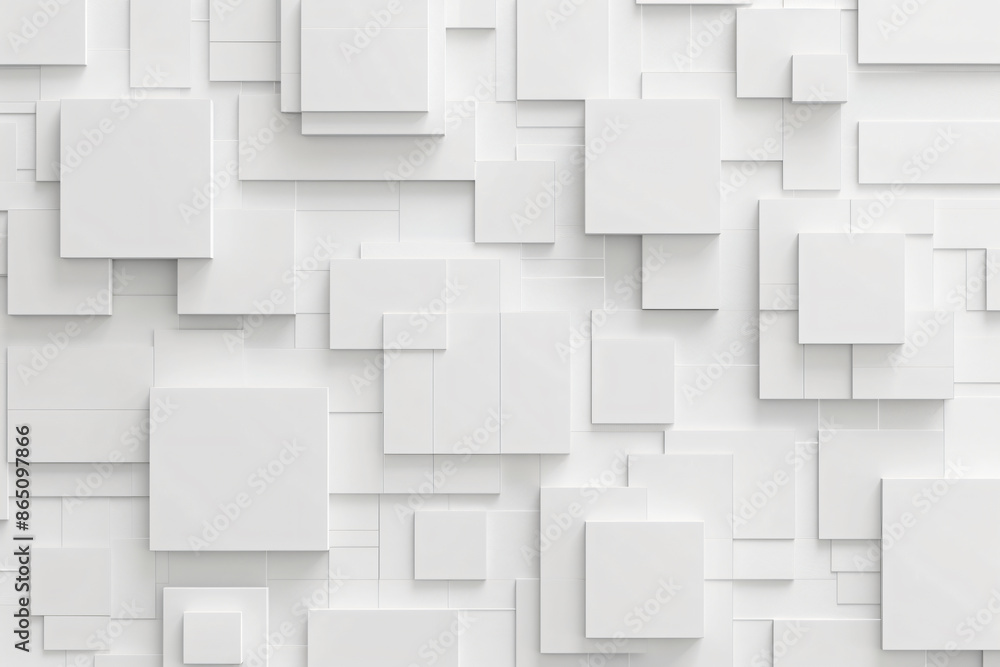 Abstract white background with squares of different sizes and shapes. Background for design, cover or presentation. Abstract white background with squares of different sizes and shapes. Background for design, cover or presentation.