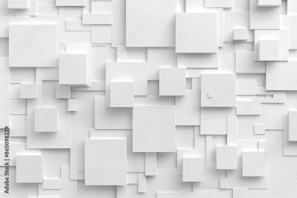 Abstract white background with squares of different sizes and shapes. Background for design, cover or presentation. Abstract white background with squares of different sizes and shapes. Background for design, cover or presentation.
