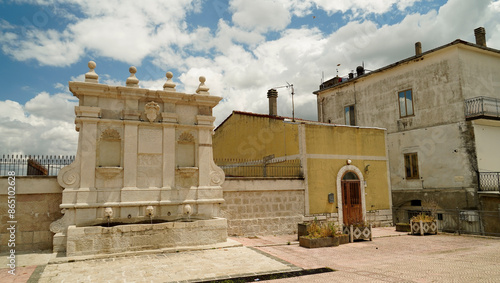 Fototapeta Naklejka Na Ścianę i Meble -  Borgo di Barile, nella regione di Volture dove si produce il rinomato vino Aglianico. Provincia di Potenza. Basilicata Italy
