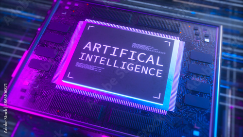 Abstract Concept of Artificial Intelligence