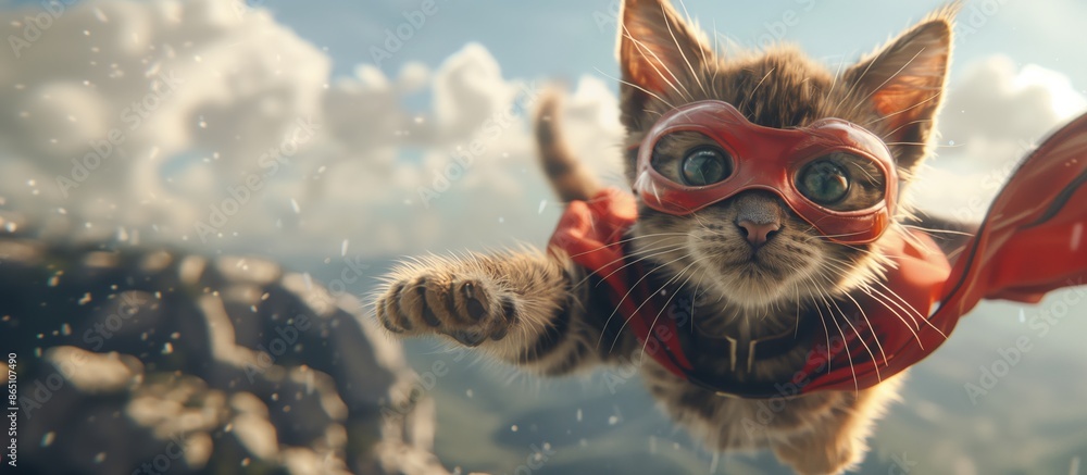 Superman cat Superman cat
