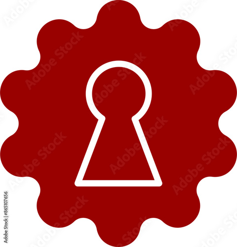Key Hole Vector Icon