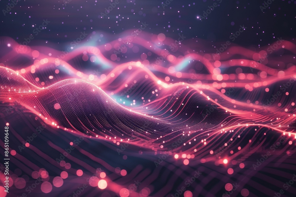 Abstract colorfur background digital wave cyber surface diodes Abstract colorfur background digital wave cyber surface diodes
