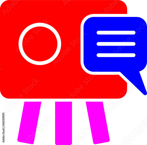 Message Board Vector Icon