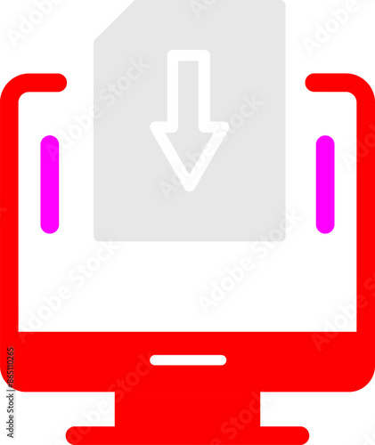 Down Vector Icon