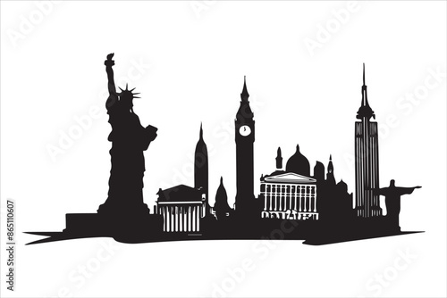 Eiffel Tower 🗼,
Statue of Liberty 🗽,
Big Ben 🕰️,
Colosseum 🏛️,
Great Wall of China 🏯,
Taj Mahal 🕌,
Sydney Opera House 🎭,
Pyramids of Giza 🏜️,
Leaning Tower of Pisa 🏰,
Mount Fuji 🗻,
Machu Pic