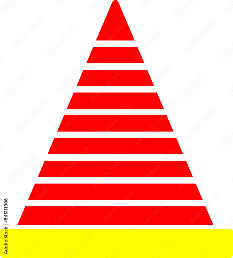 Traffic Cone Vector Icon Traffic Cone Vector Icon