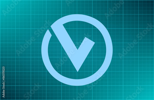 Vector illustration blue background