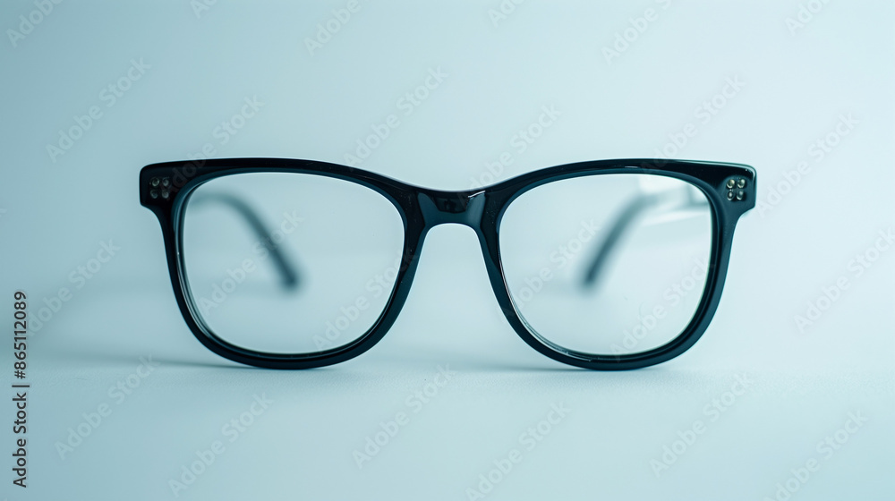 Stylish Reading Glasses Isolated on White Background Stylish Reading Glasses Isolated on White Background