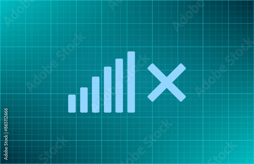 Vector illustration blue background