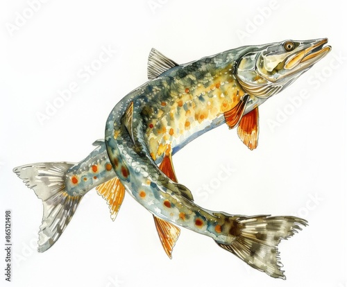 Vibrant Betta Fish in Stunning Watercolor Art