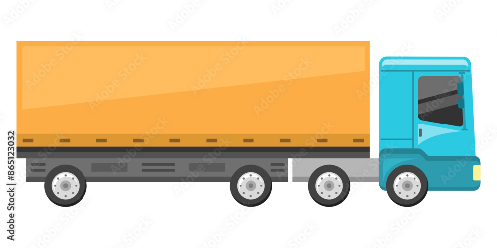 Truck isolated on white background Truck isolated on white background