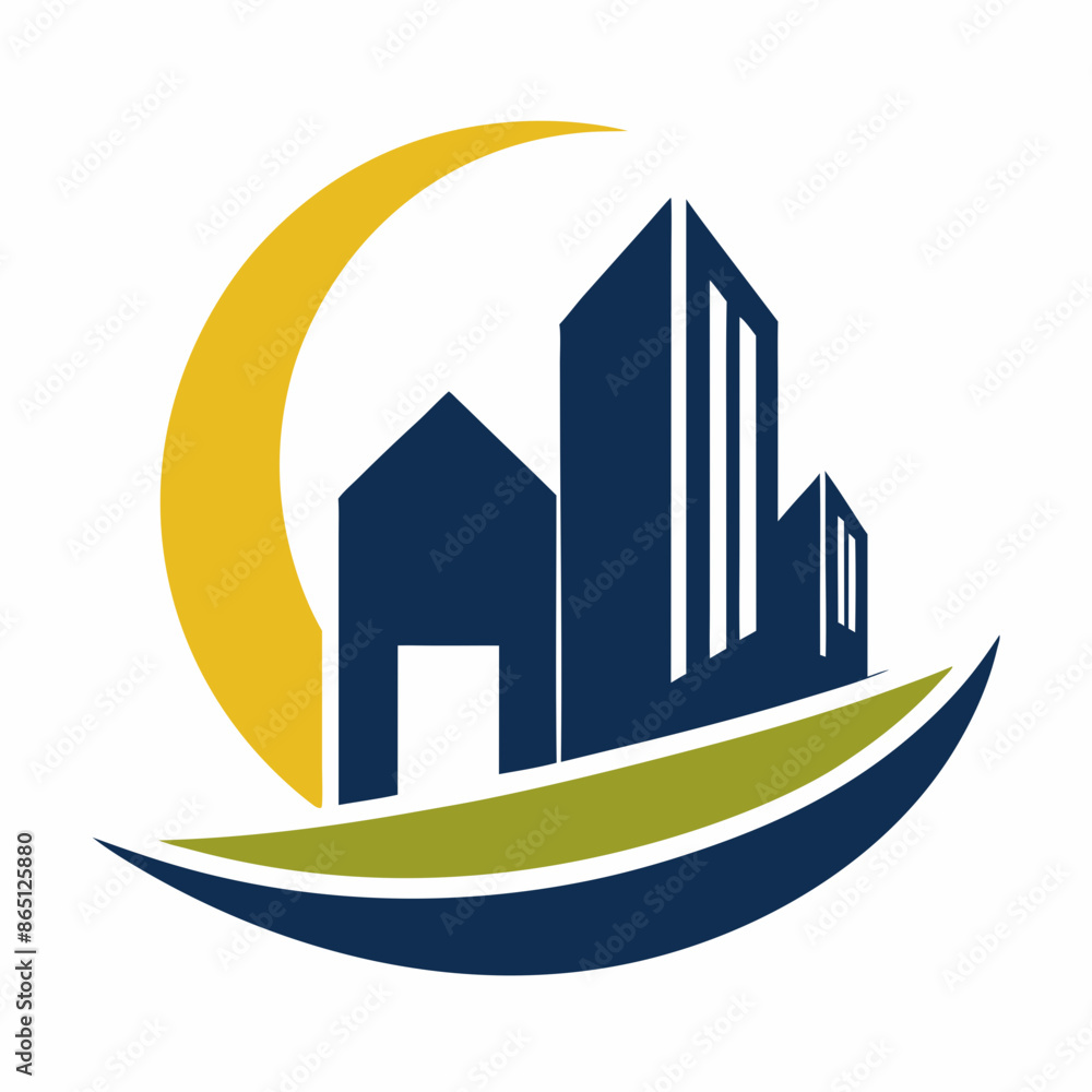 House logo vector art illustration.
House logo vector art illustration.