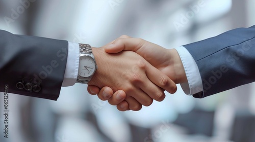 closeup. reliable handshake of business partners