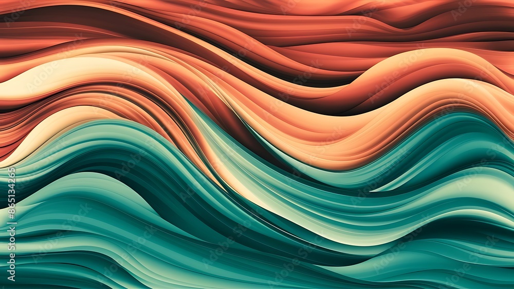 Mid-Century Abstract Vector Pattern Wallpaper Mid-Century Abstract Vector Pattern Wallpaper