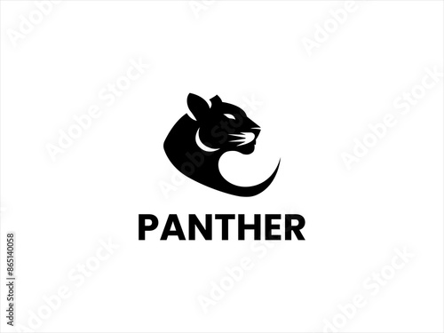 Panther mascot logo,Panther logo design