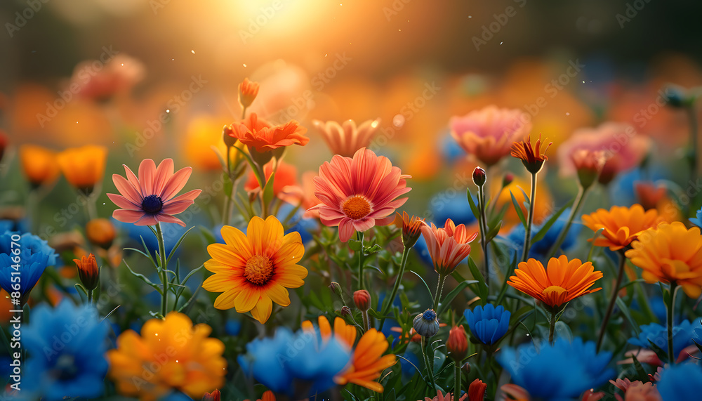 Obraz premium flowers background