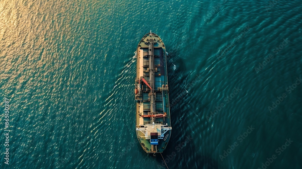 Aerial view oil tanker of business logistic sea going ship Crude oil tanker lpg ngv at industrial : Generative AI Aerial view oil tanker of business logistic sea going ship Crude oil tanker lpg ngv at industrial : Generative AI