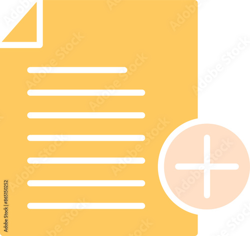 Add Notes Vector Icon