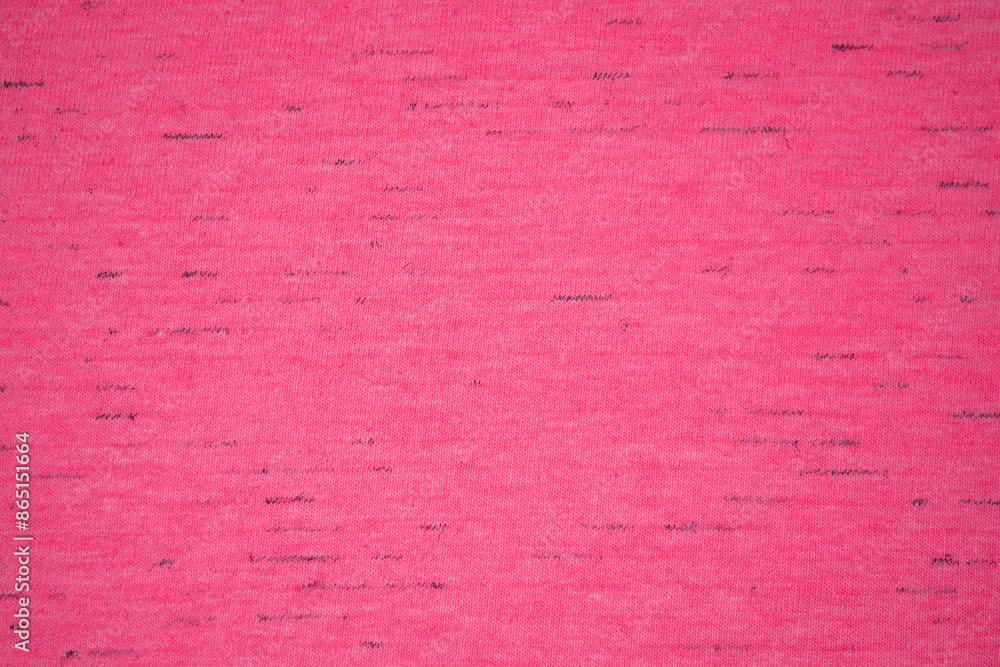 Obraz premium Fabric background. Pink background with black specks