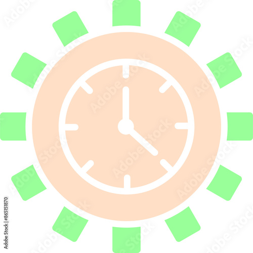 Time Optimization Vector Icon