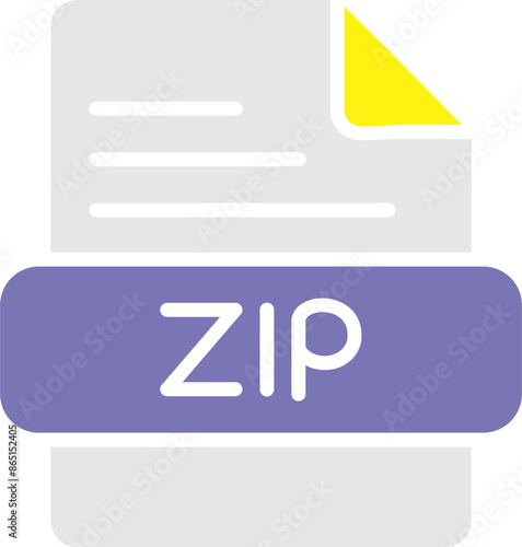 ZIP Vector Icon