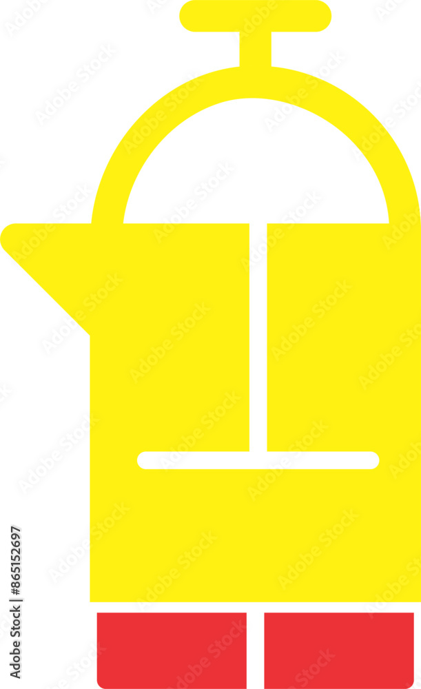 French Press Vector Icon French Press Vector Icon