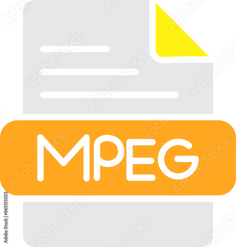 MPEG Vector Icon photo