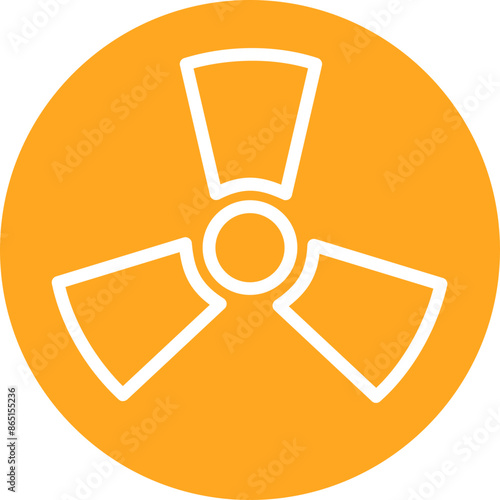 Radiation Vector Icon