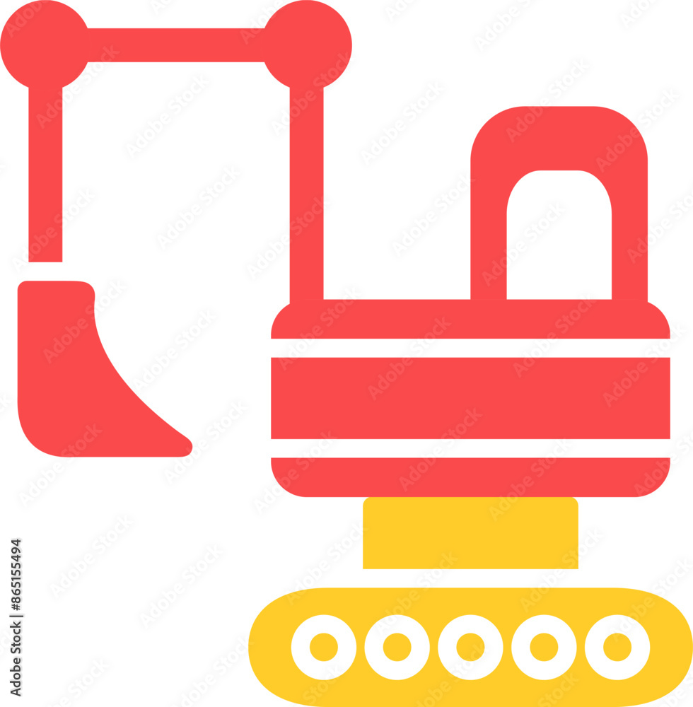 Heavy Machinery Vector Icon Heavy Machinery Vector Icon