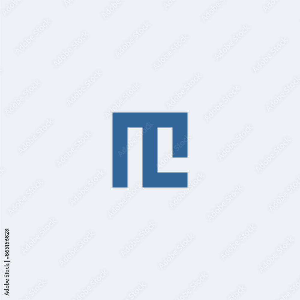 ML or M & L monogram logo with navy blue color. ML or M & L monogram logo with navy blue color.