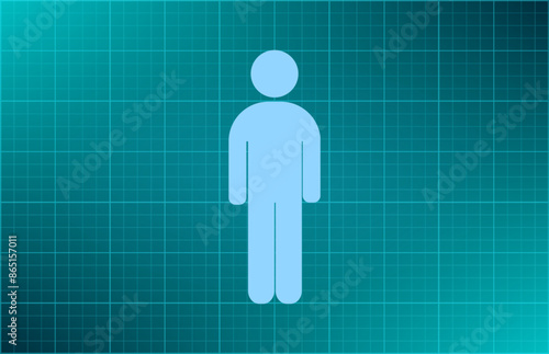 Vector illustration blue background