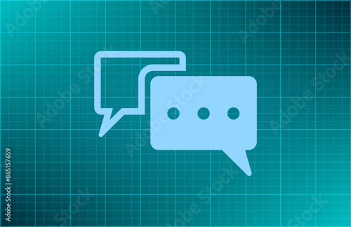 Vector illustration blue background