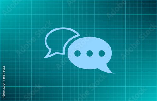 Vector illustration blue background