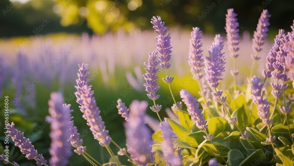 Close-up of vibrant lavender flowers Close-up of vibrant lavender flowers