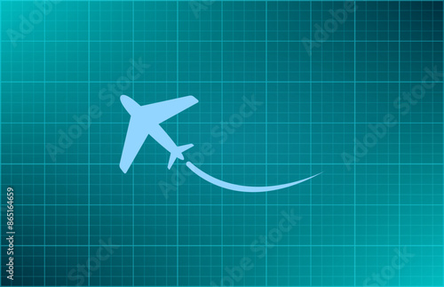 Vector illustration blue background