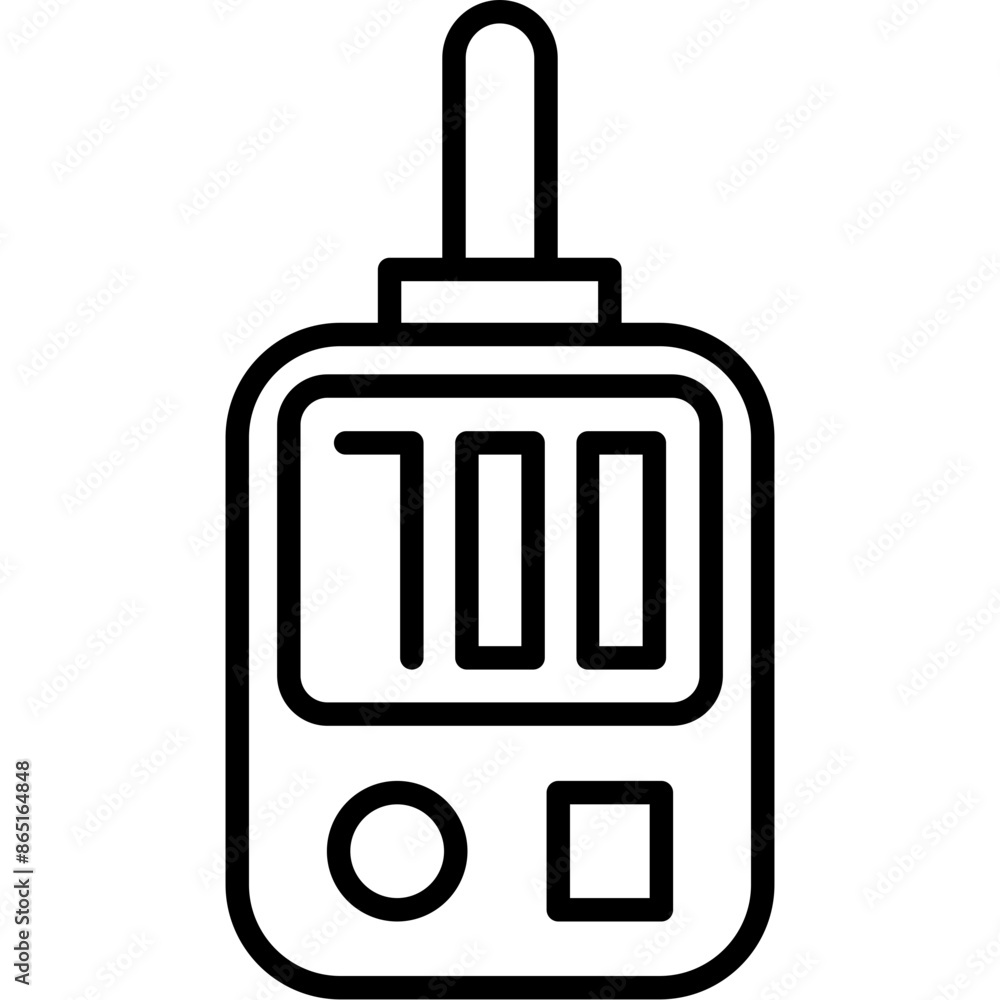 Obraz premium Blood Sugar Icon